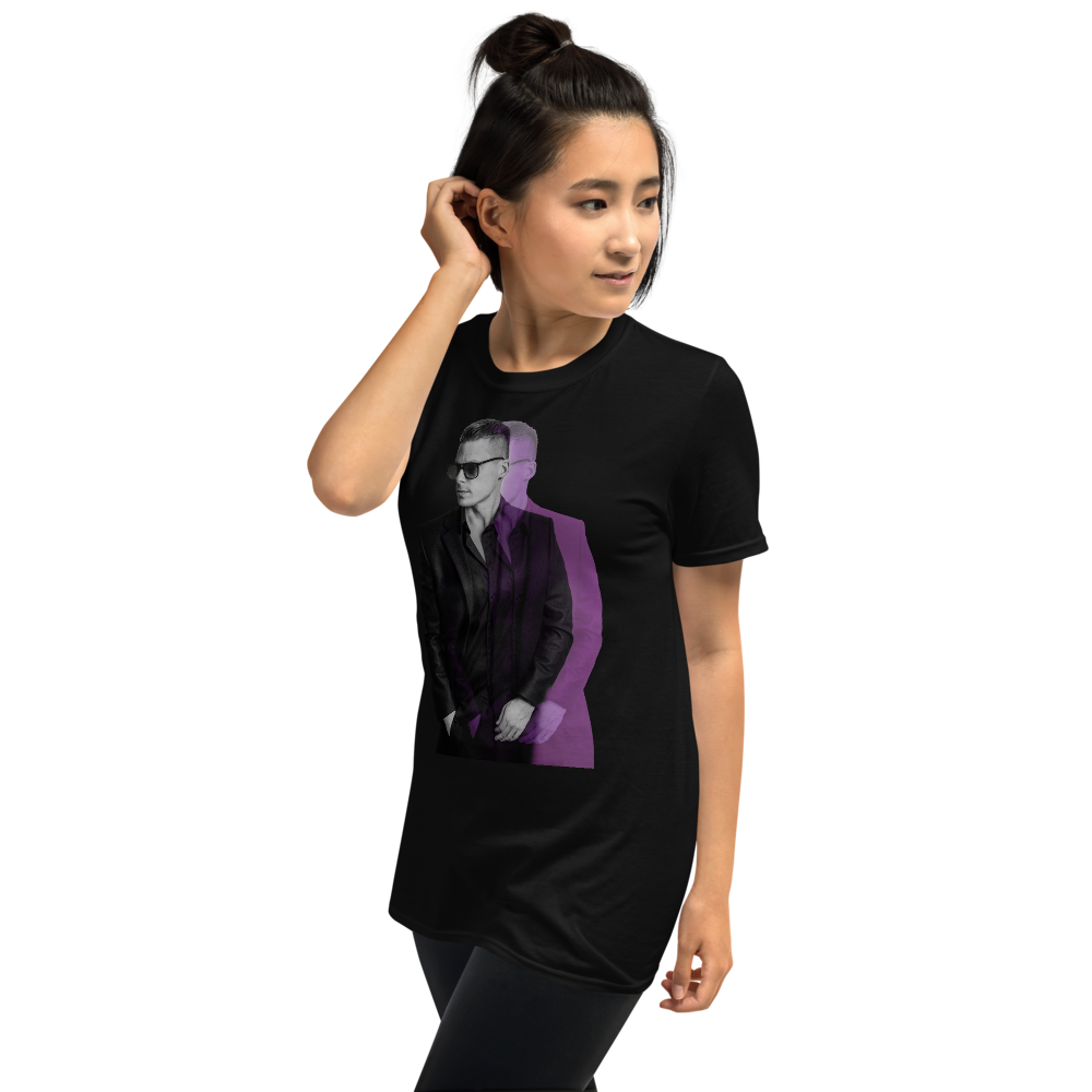 T-shirt women - Shadow Cool Purple, black