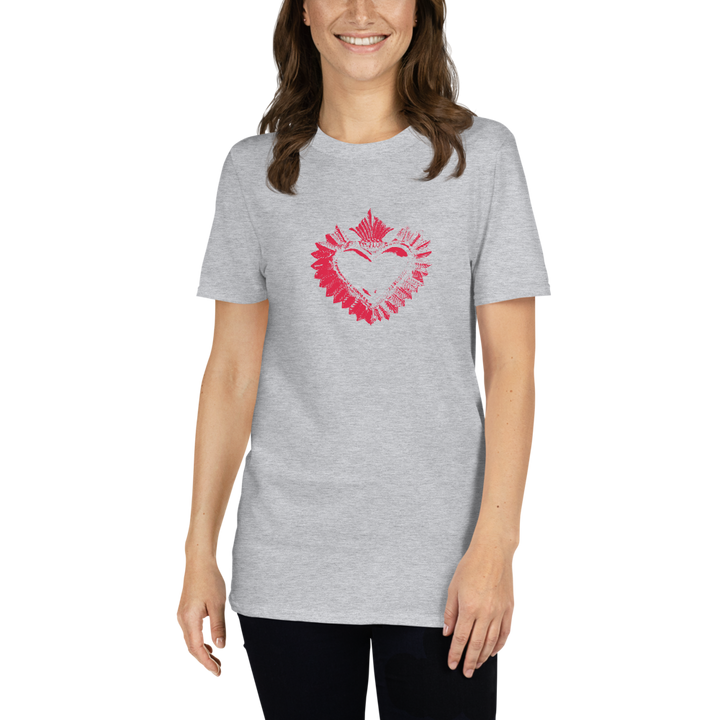 T-Shirt Women - Darker Hearts, Red Heart