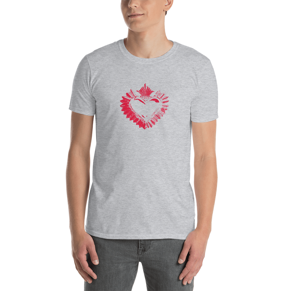 T-Shirt Herren - Darker Hearts, Red Heart