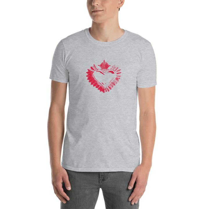 T-Shirt Herren - Darker Hearts, Red Heart