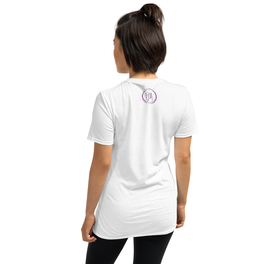 T-shirt kvinder - Shadow Cool Lilla, sort