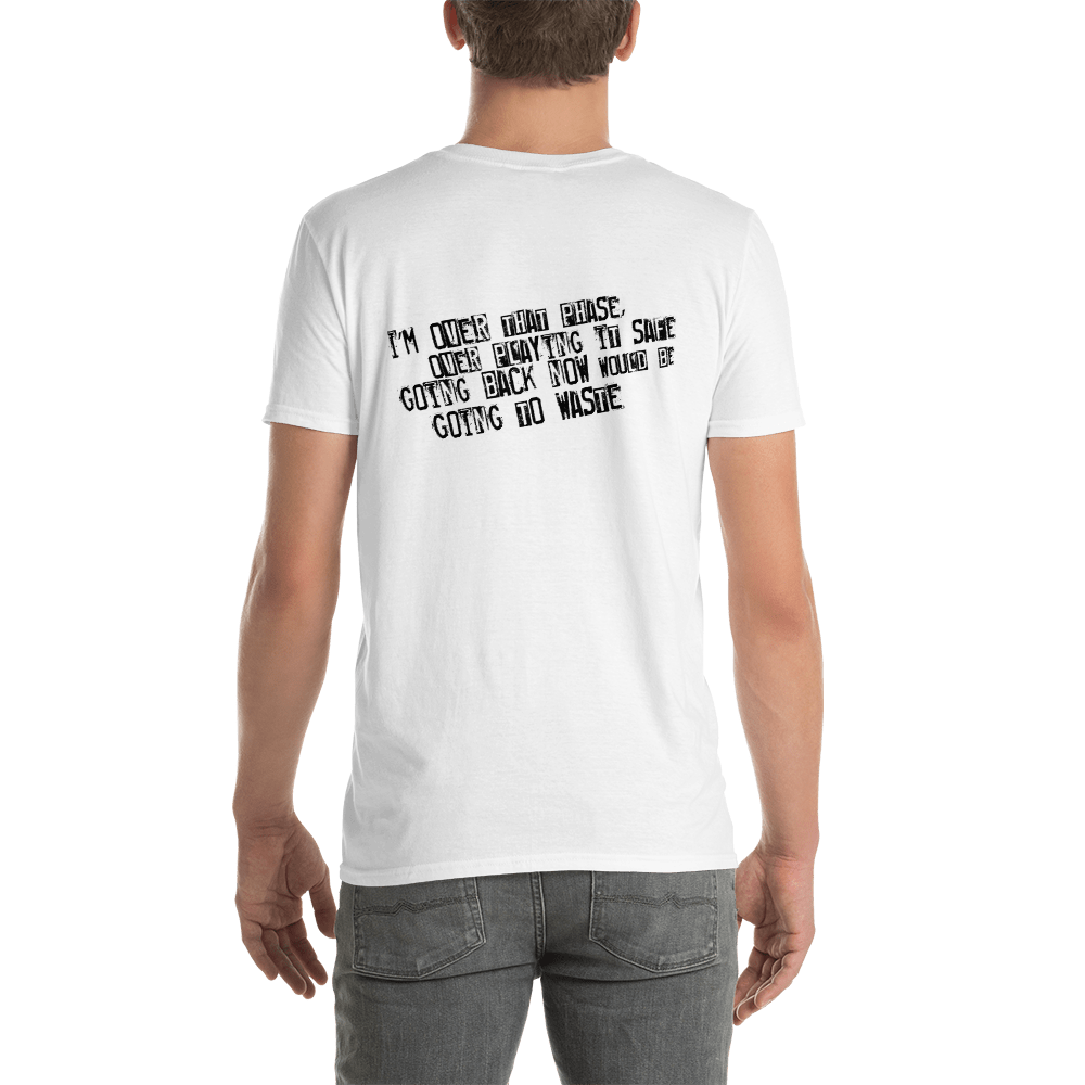 T-shirt til mænd - Til det ukendte, tekst 2