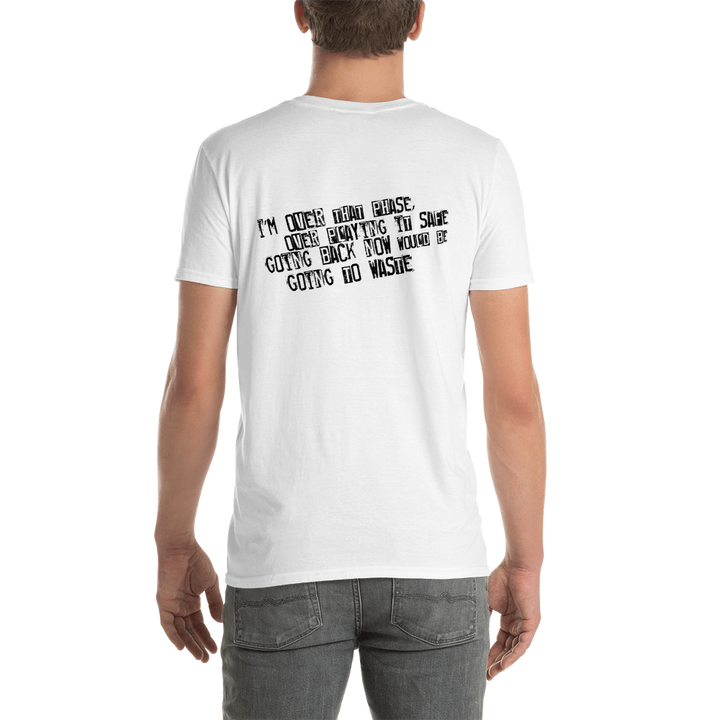 T-shirt til mænd - Til det ukendte, tekst 2