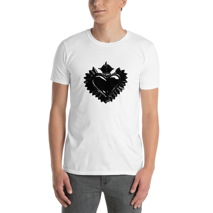 T-Shirt Men - Darker Hearts, Black Heart