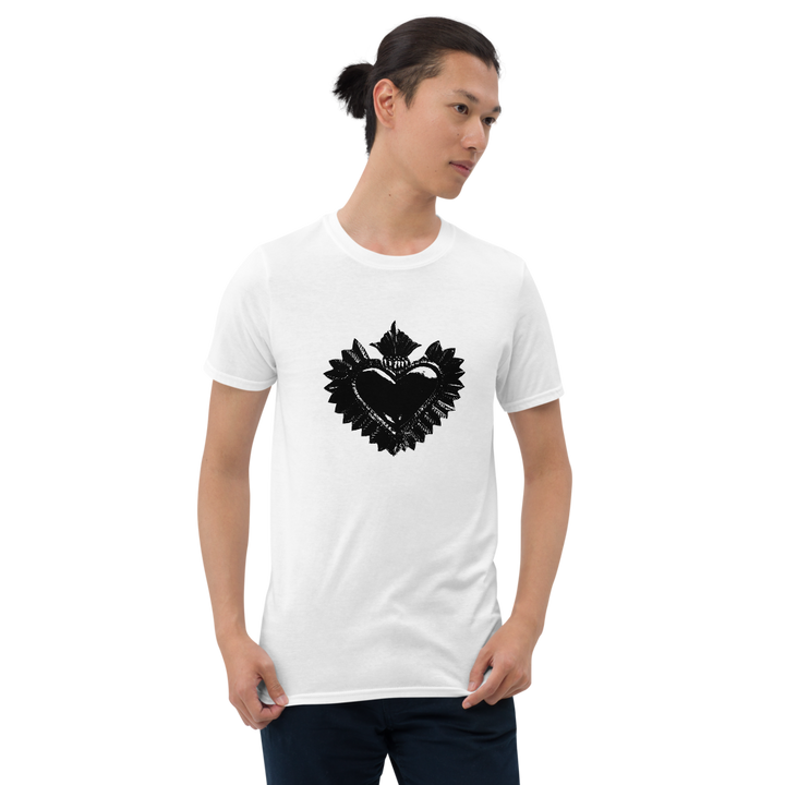 T-Shirt Men - Darker Hearts, Black Heart