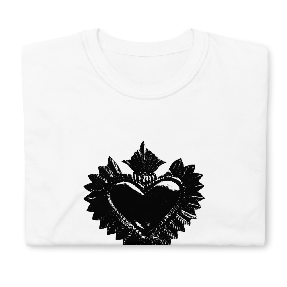 T-Shirt Men - Darker Hearts, Black Heart