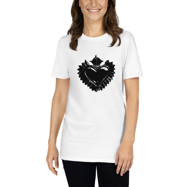 T-Shirt Women - Darker Hearts, Black Heart