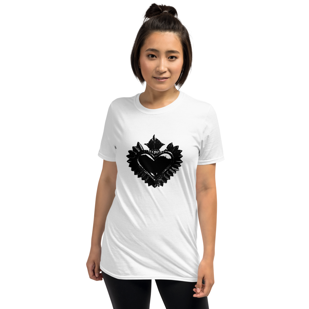 T-Shirt Damen - Darker Hearts, Black Heart