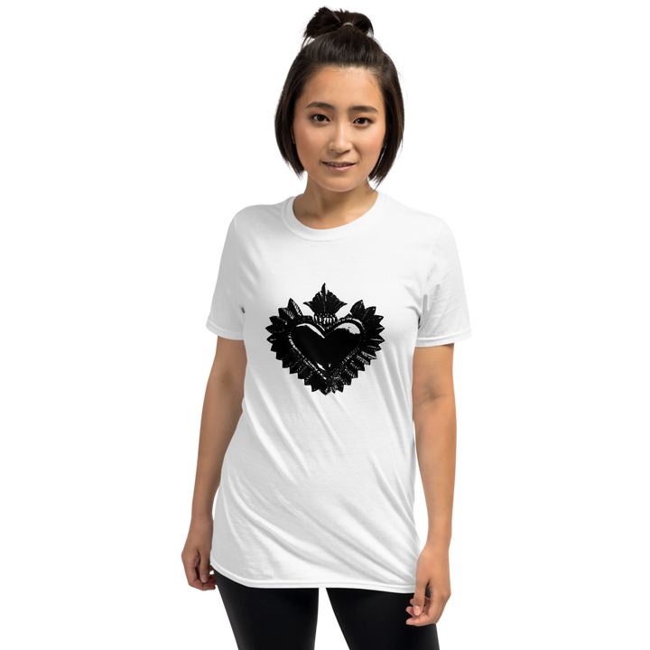 T-Shirt Women - Darker Hearts, Black Heart