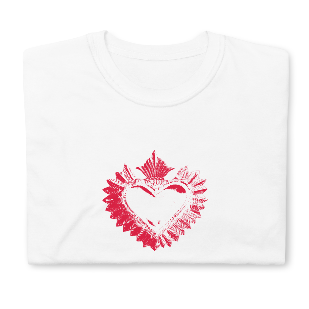 T-Shirt Damen - Darker Hearts, Red Heart