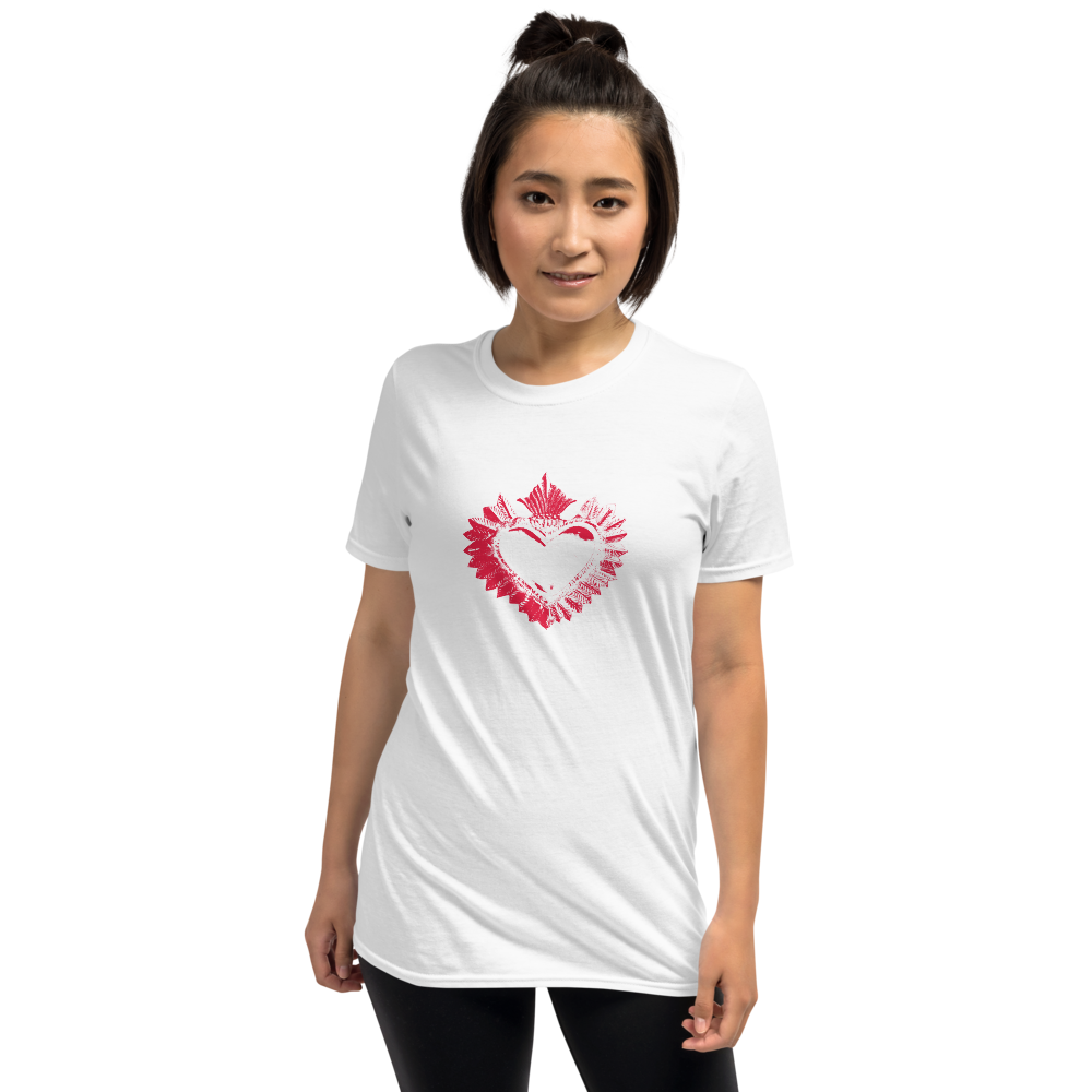 T-Shirt Damen - Darker Hearts, Red Heart