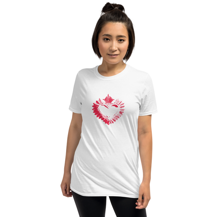 T-Shirt Women - Darker Hearts, Red Heart