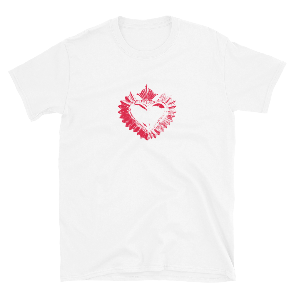 T-Shirt Women - Darker Hearts, Red Heart