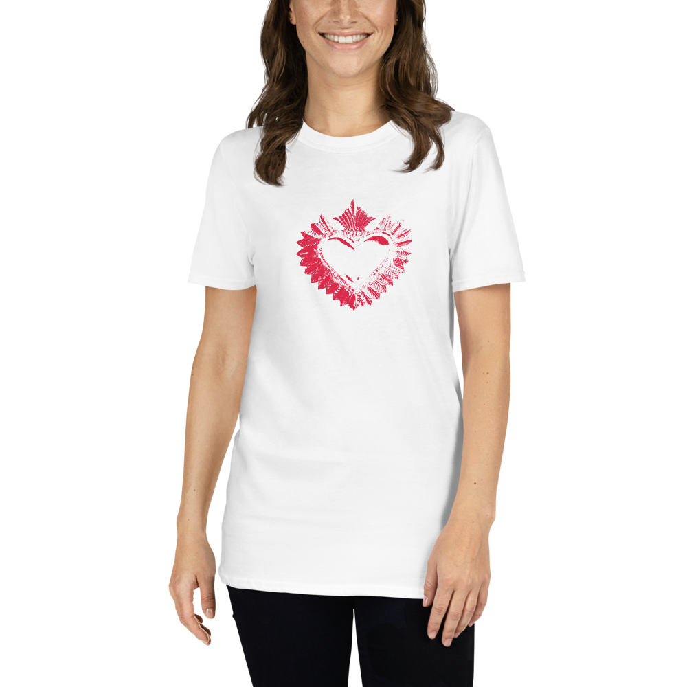 T-Shirt Damen - Darker Hearts, Red Heart