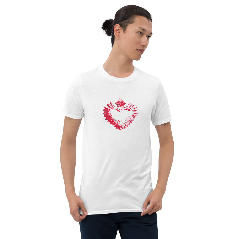 T-Shirt Herren - Darker Hearts, Red Heart