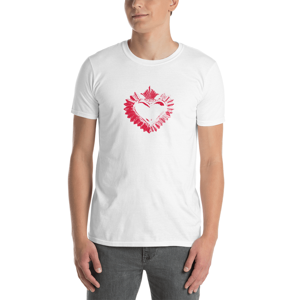 T-Shirt Herren - Darker Hearts, Red Heart