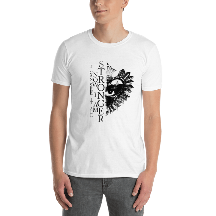 T-Shirt Herren - Now I Am Stronger, Darker Hearts