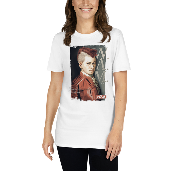 T-Shirt Damen - Mozart Punk Irokese