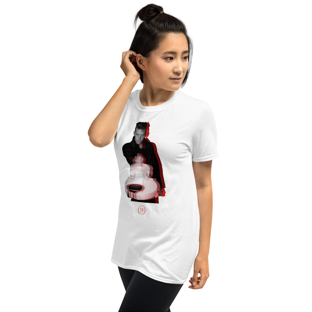 T-Shirt Women - Violin, Rebel Red Shadow