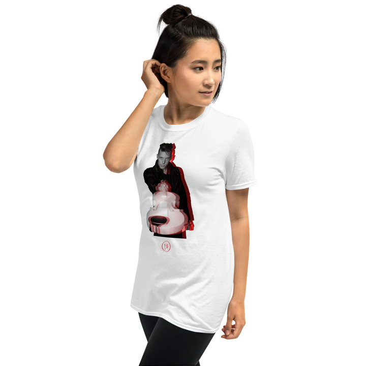 T-Shirt Women - Violin, Rebel Red Shadow