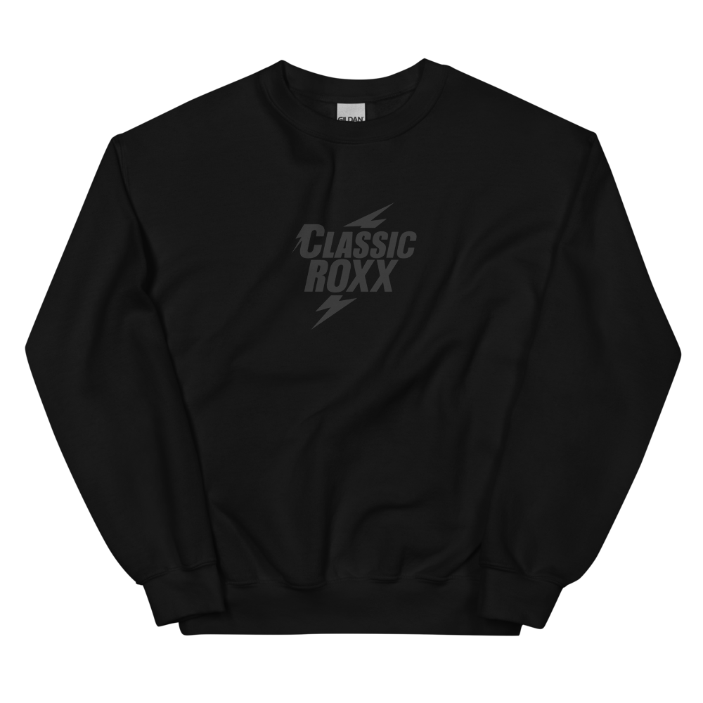 Pullover Men - Classic RoXX Logo, black on black