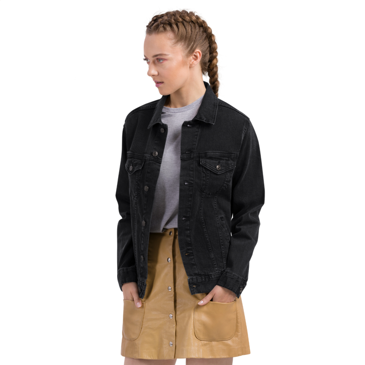 Denim jacket women - Let Love be Your Energy