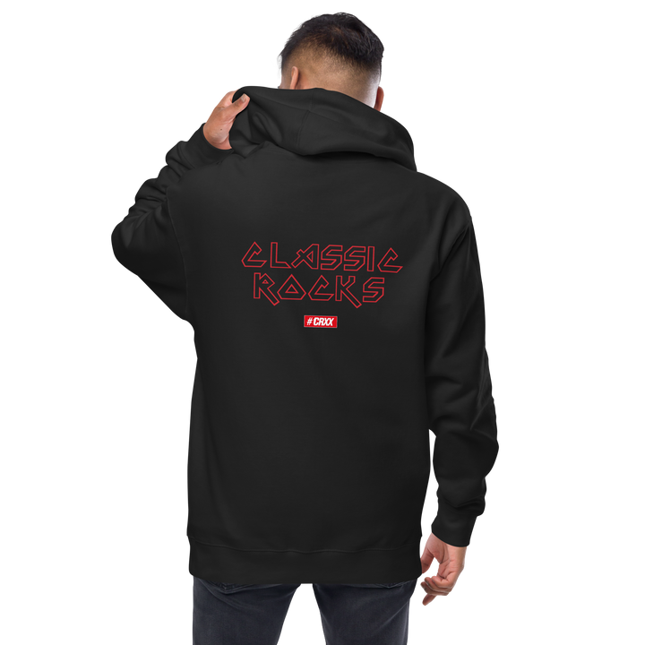 Men's Fleece Zipper Hoodie - Classic Rocks