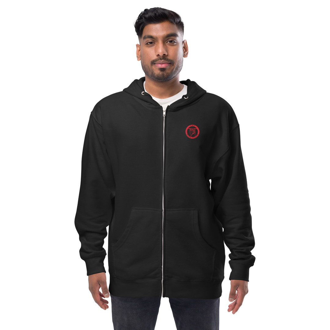 Men's Fleece Zipper Hoodie - Classic Rocks