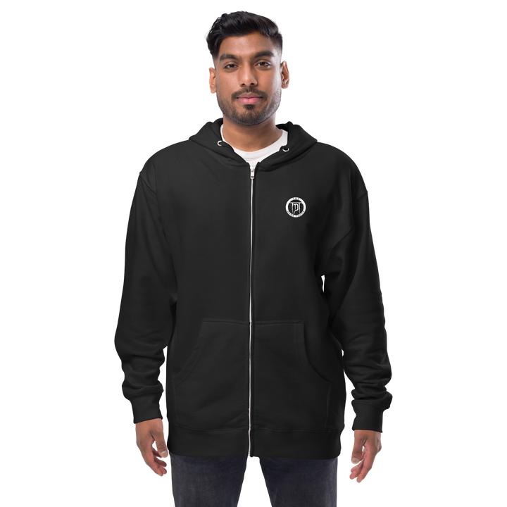 Men's Fleece Zipper Hoodie - Wild Horses