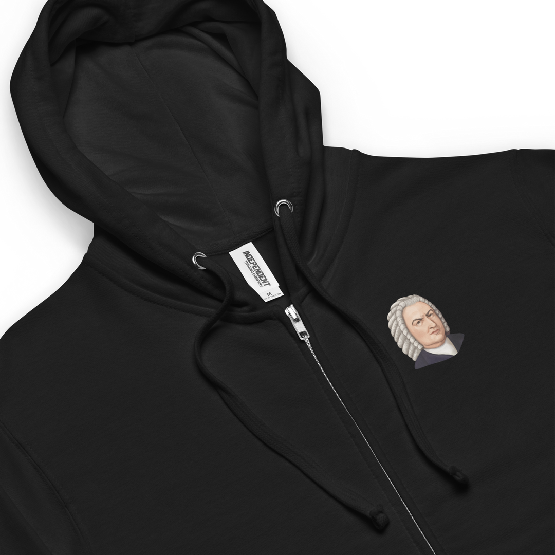 Zipper Hoodie made of fleece for women - Bach RoXX