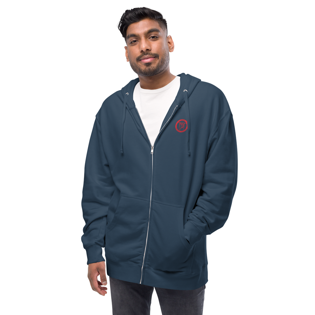 Men's Fleece Zipper Hoodie - Classic Rocks