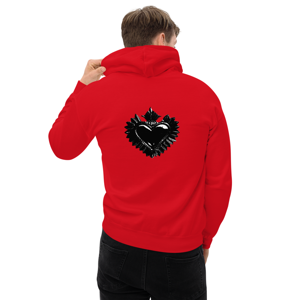 Hoodie Herren - Darker Hearts, Black Heart