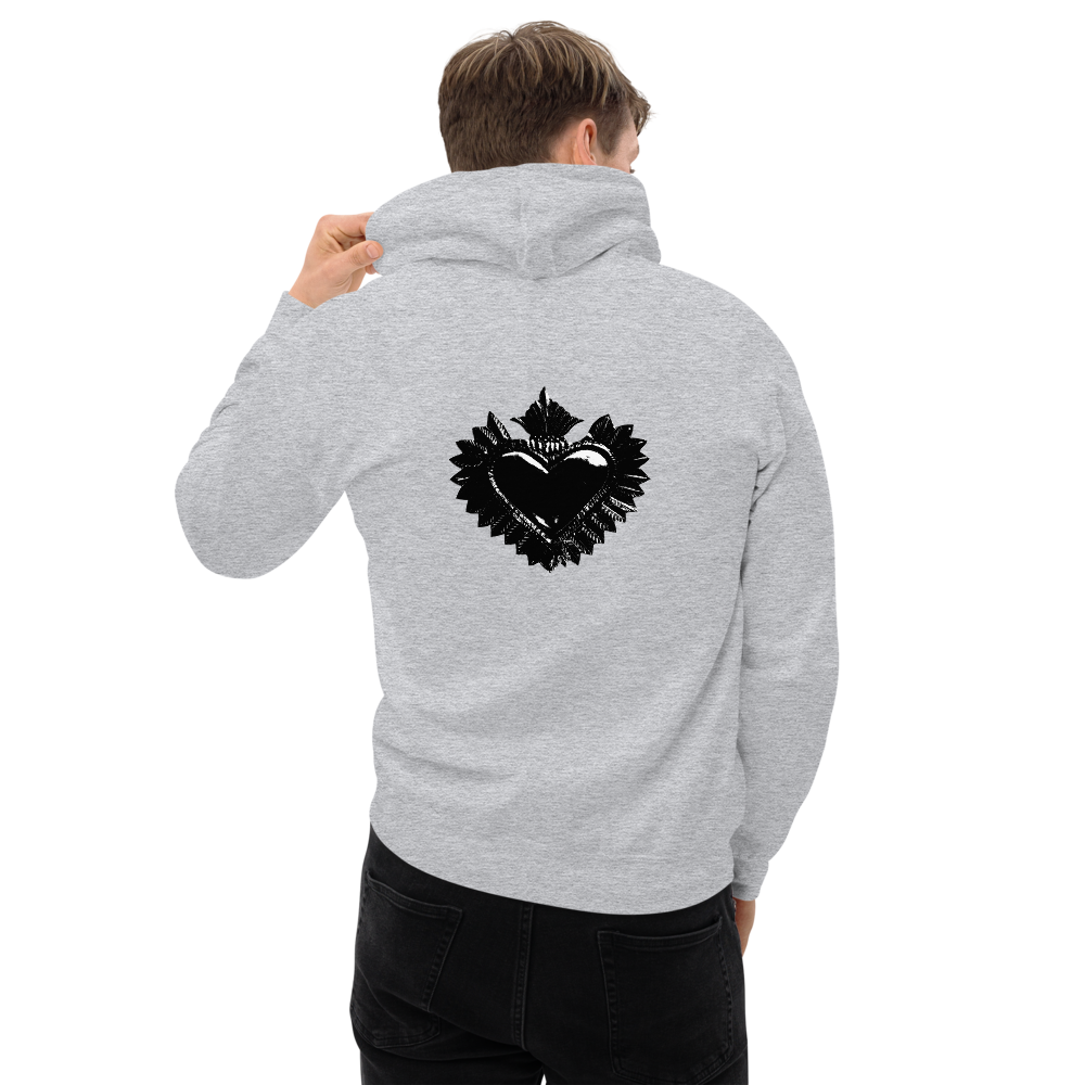 Hoodie Herren - Darker Hearts, Black Heart