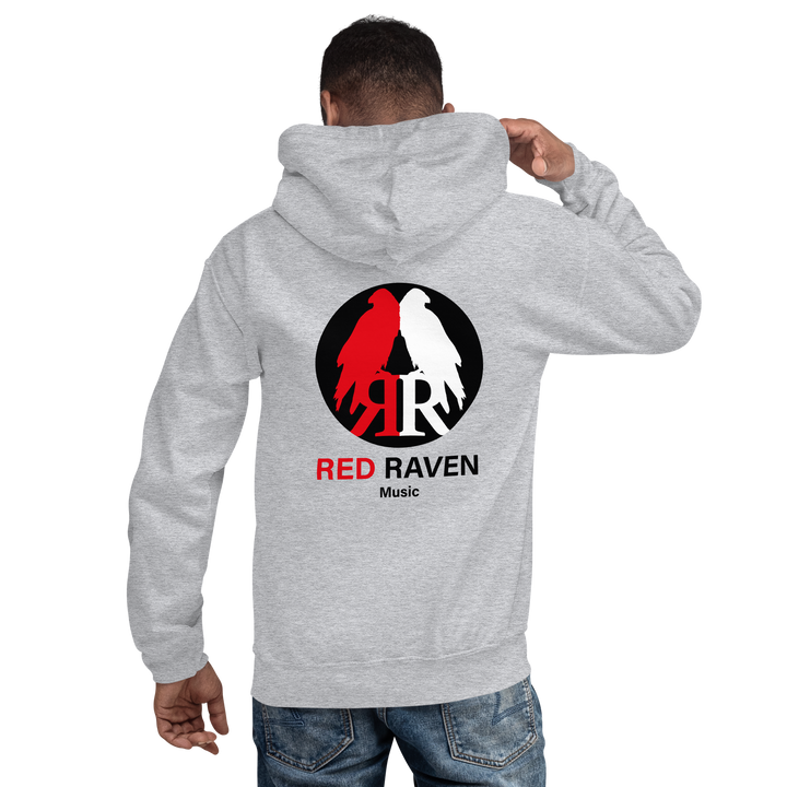 Hoodie Men - Red Raven Music Logo