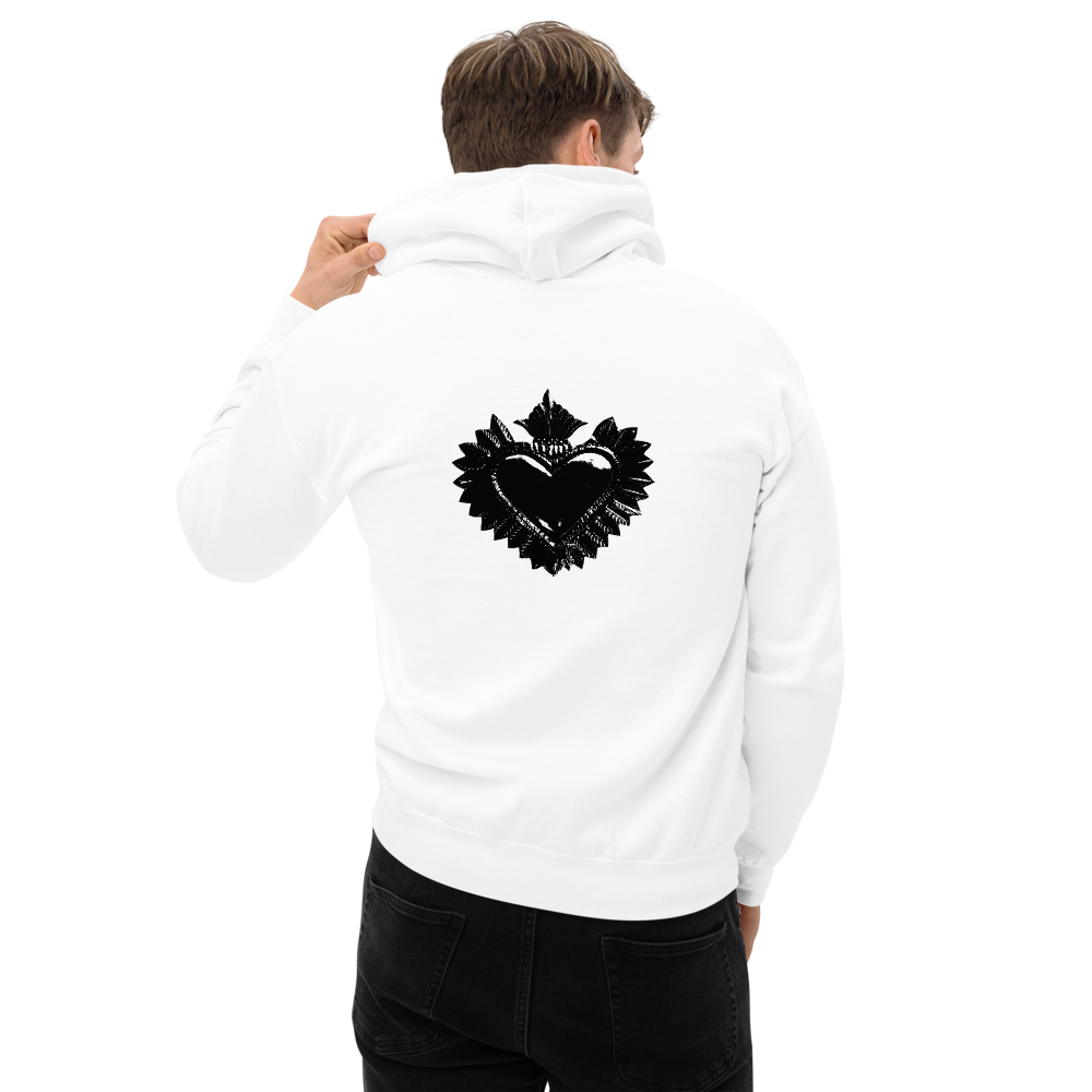 Hoodie Herren - Darker Hearts, Black Heart