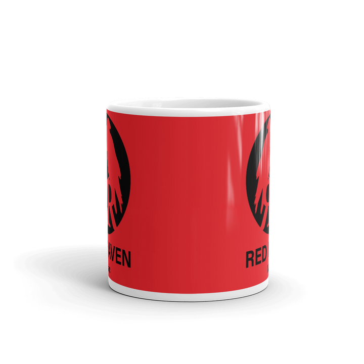 Mug - Red Raven Music Logo, red