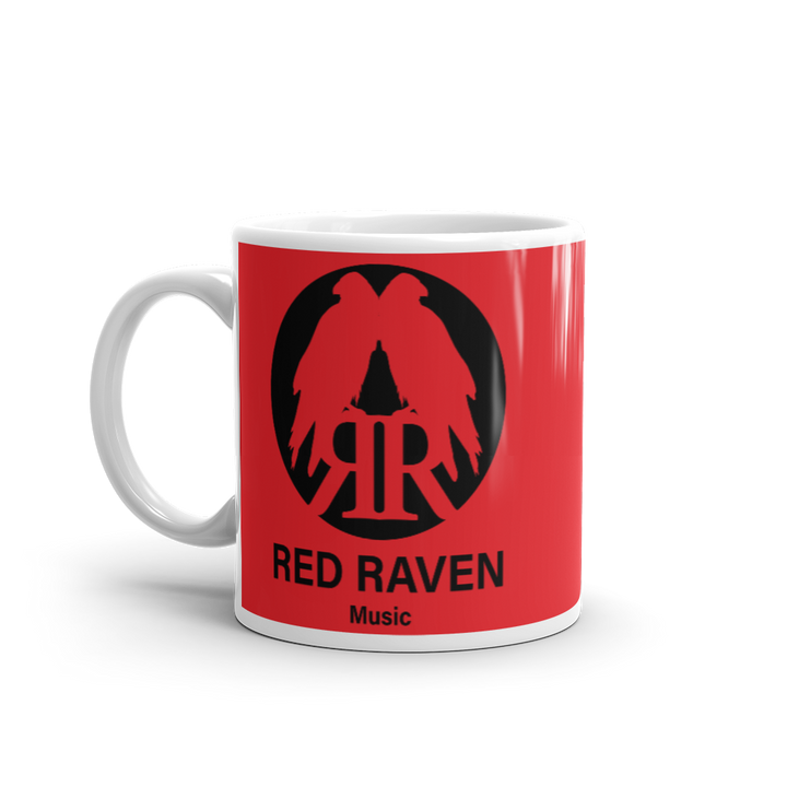 Mug - Red Raven Music Logo, red