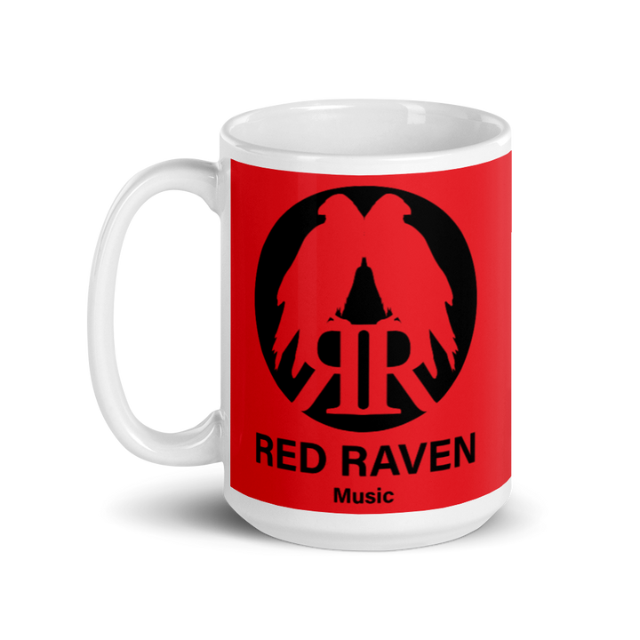 Mug - Red Raven Music Logo, red