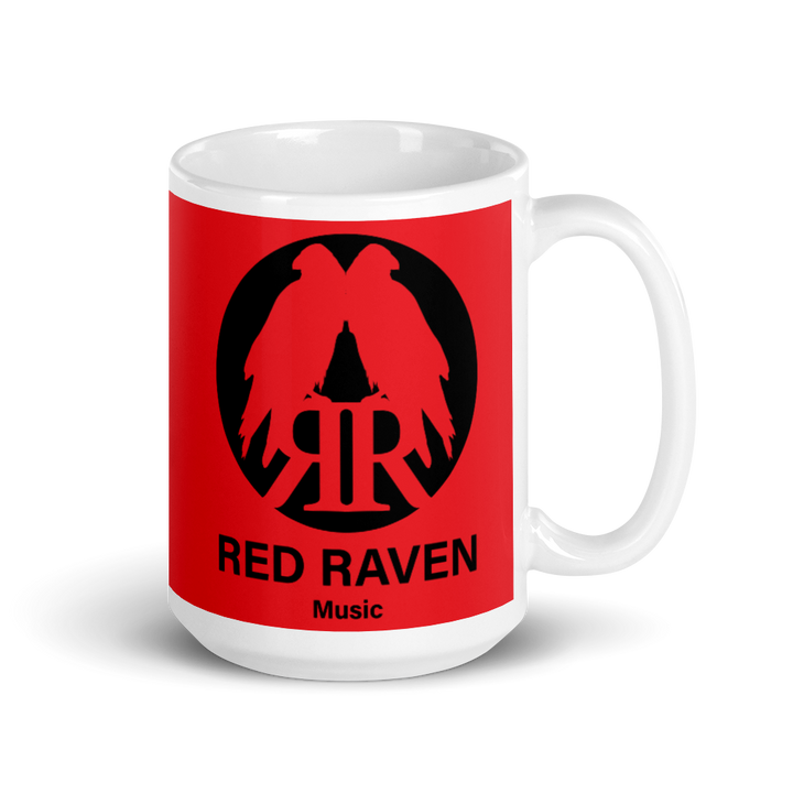 Mug - Red Raven Music Logo, red