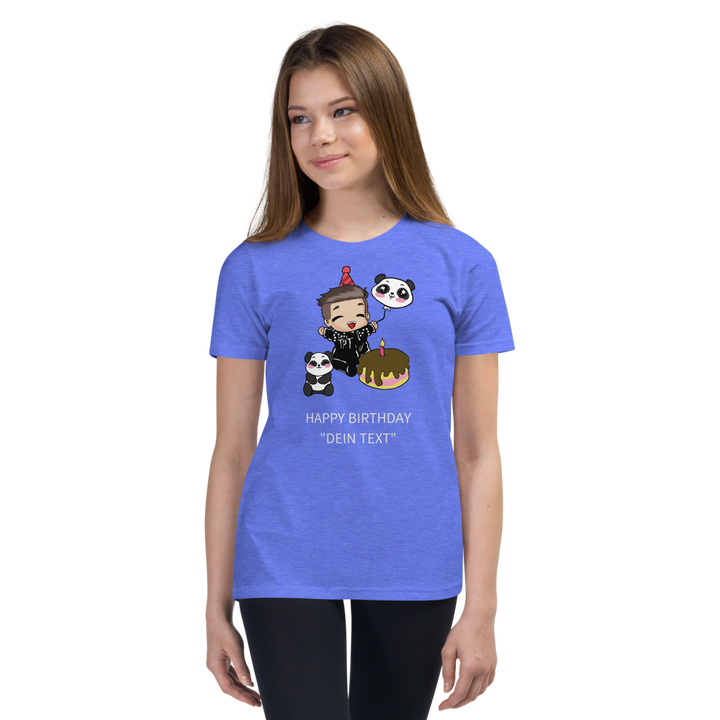 T-Shirt für Kinder Girls - Happy Birthday, personalisierbar